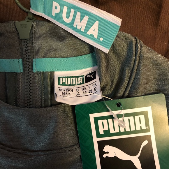 Puma Laurel wreath cute olive Crop Top sports bra - Picture 7 of 7